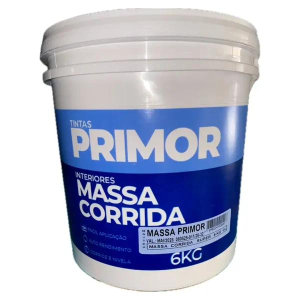 Massa Corrida Pva 6kg Primor