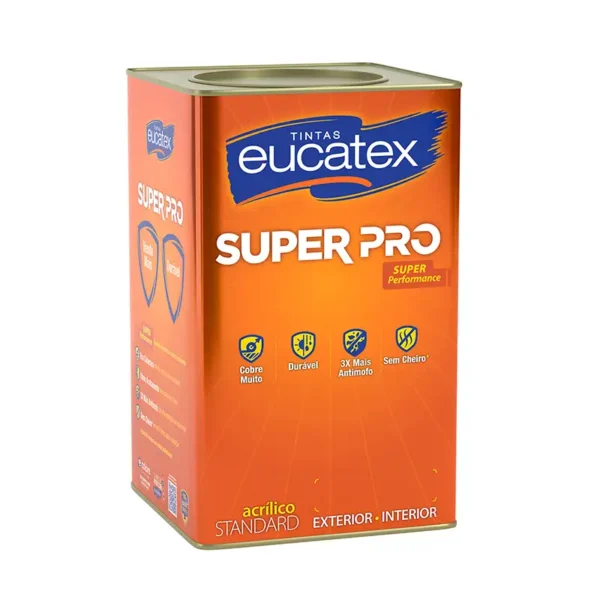 Tinta Acrílica Eucatex Exterior/interior Super Pro Areia Saara 18l