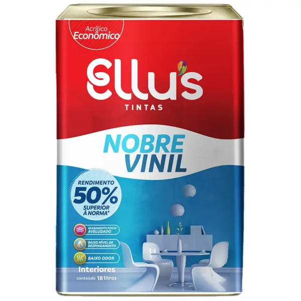 Tinta Acrílica Ellus Interior Pérola 18l