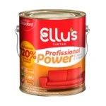Tinta Acrílica Ellus Exterior/interior Gelo Rendimento Extra 4x3,6l