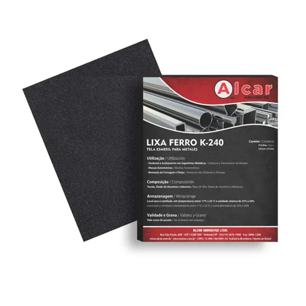 Lixa Ferro 120 Alcar K240 C25
