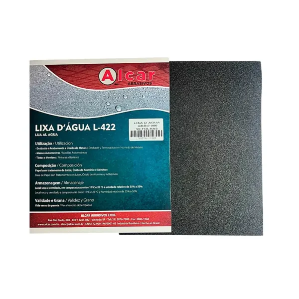 Lixa Água 100 Alcar L422 C50