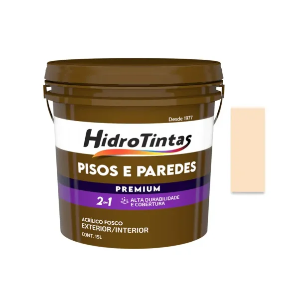 Tinta Piso Interna e Externa Hidrotintas 15l Marfim