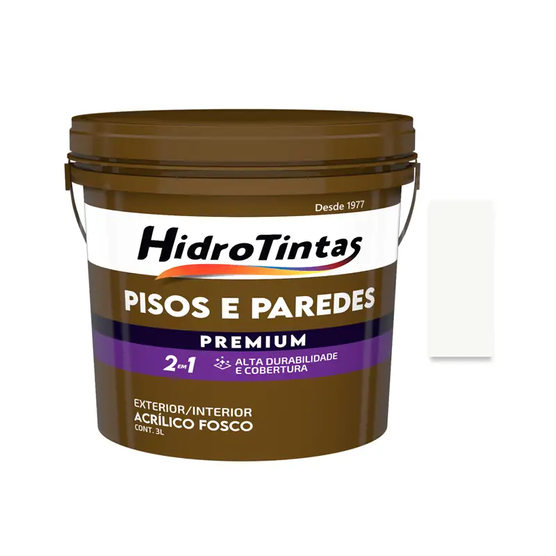 tambasa-47972 Tinta Piso Interna e Externa Hidrotintas 3l Branco - Imagem 1