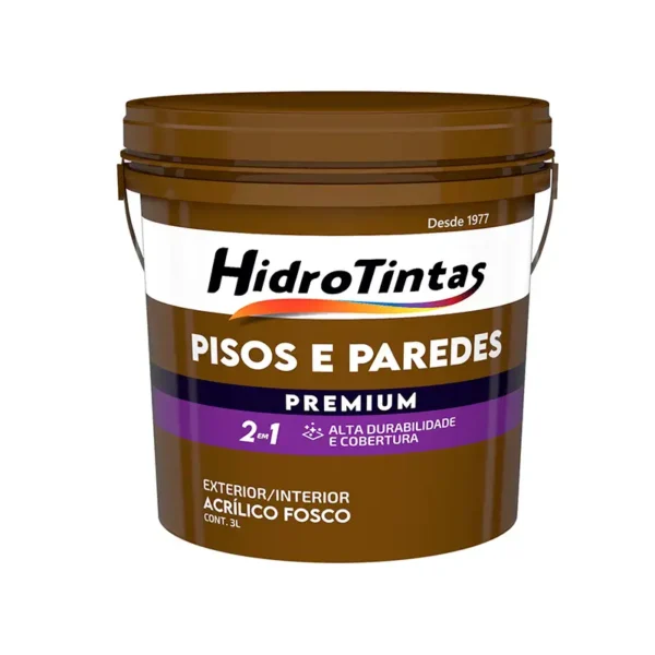 Tinta Piso Interna e Externa Hidrotintas 3l Marfim