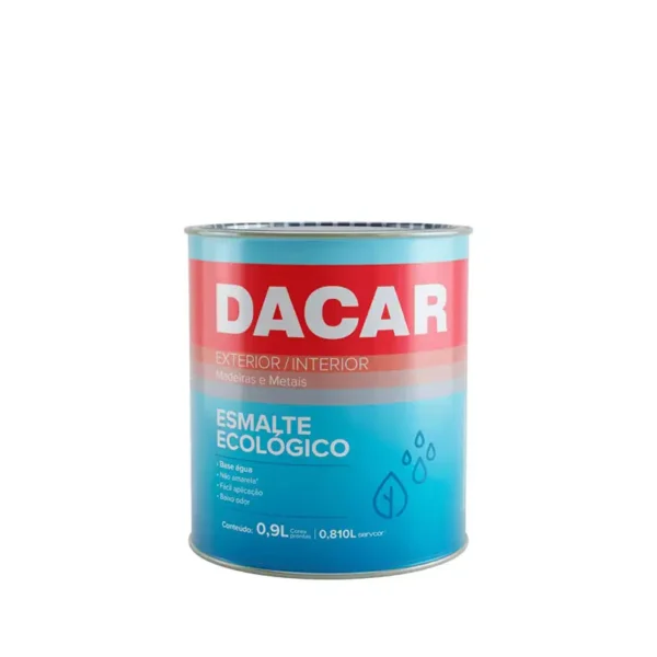 Esmalte 1/4x6 Dacar Base Água Brilhante Vermelho