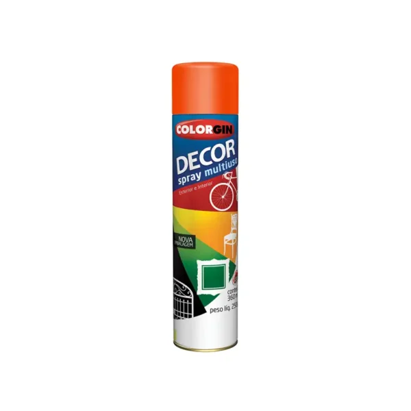 Tinta Spray Laranja 6x360 Colorgin