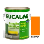 Esmalte 1/4x6 Eucalar Brilhante Laranja
