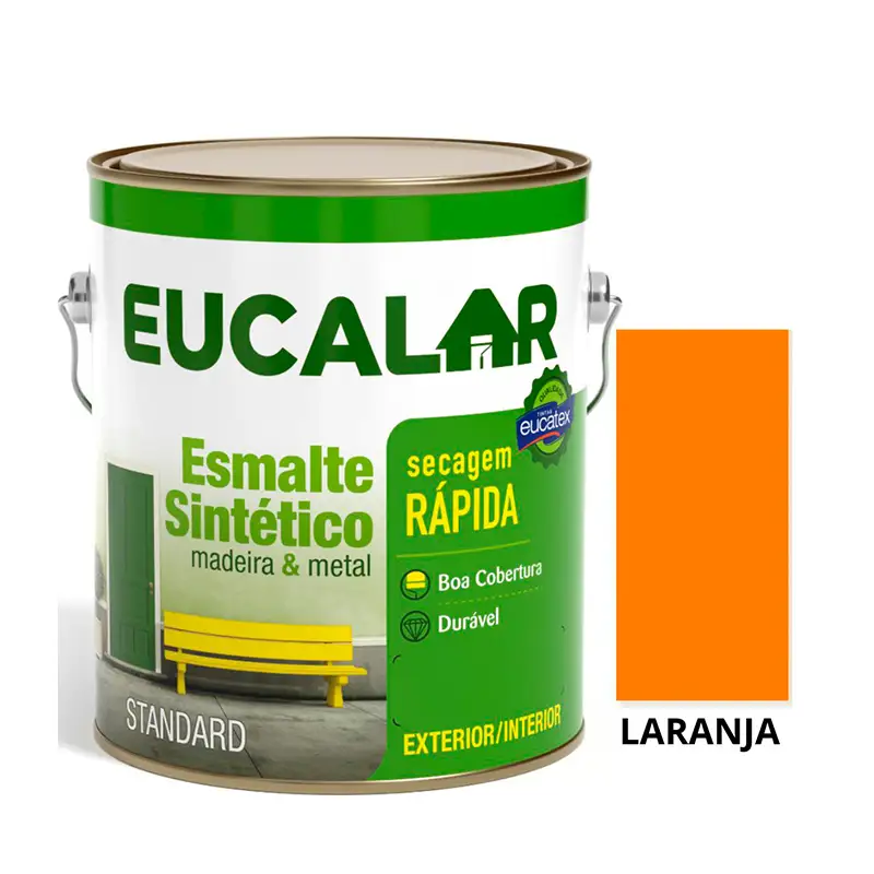 tambasa-862 Esmalte 1/4x6 Eucalar Brilhante Laranja - Imagem 1